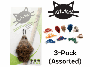 Kit-Teaz Cat Toy Lure - Set of 3 Assorted