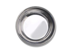 Whisker-Friendly, Stainless Steel Cat Dish, 8 oz.