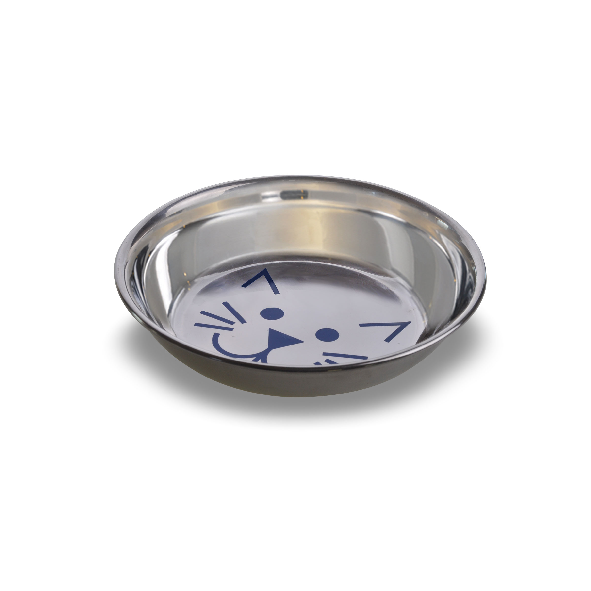 Van Ness Stainless Steel Saucer Style Cat Dish 8 Ounce 