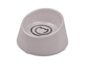Ecoware Raised Cat Bowl, Grey, 8 oz