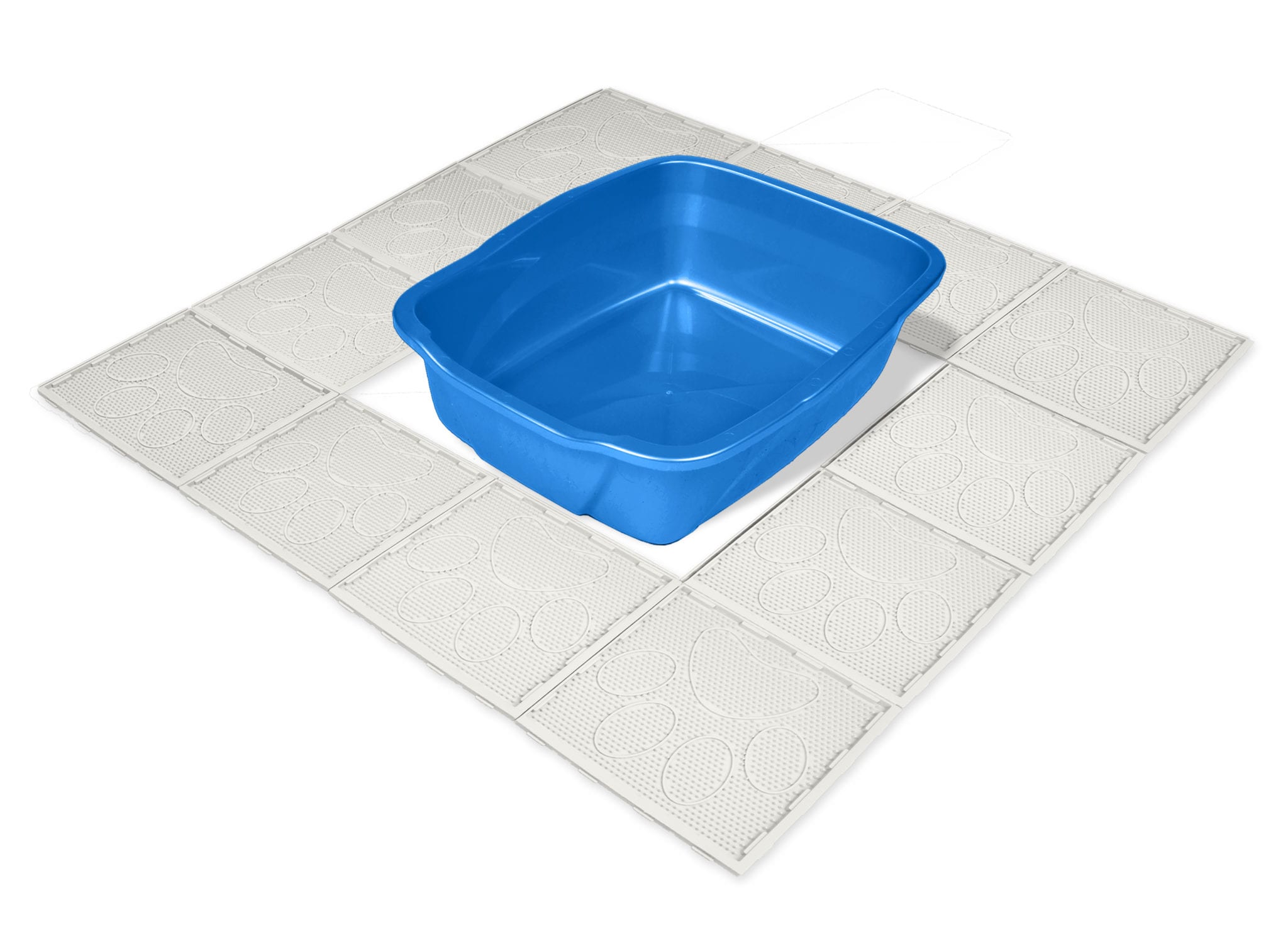 Trackless Litter Mat Tiles Van Ness Pet Products Store