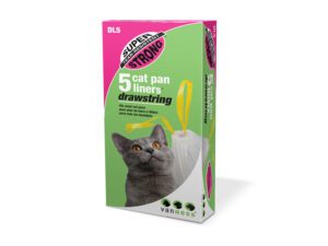 Extra Strong Drawstring Cat Litter Box Liners