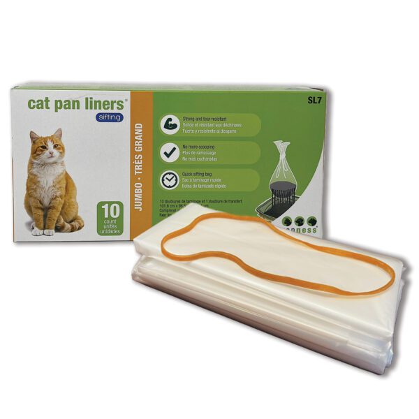 Extra Giant Sifting Cat Litter Box Liners – 10 CT - Image 2