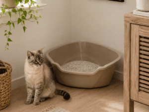 High Side Corner Litter Box