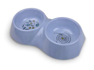 Ecoware Large Double Dish with non-skid silicone feet 32 oz.